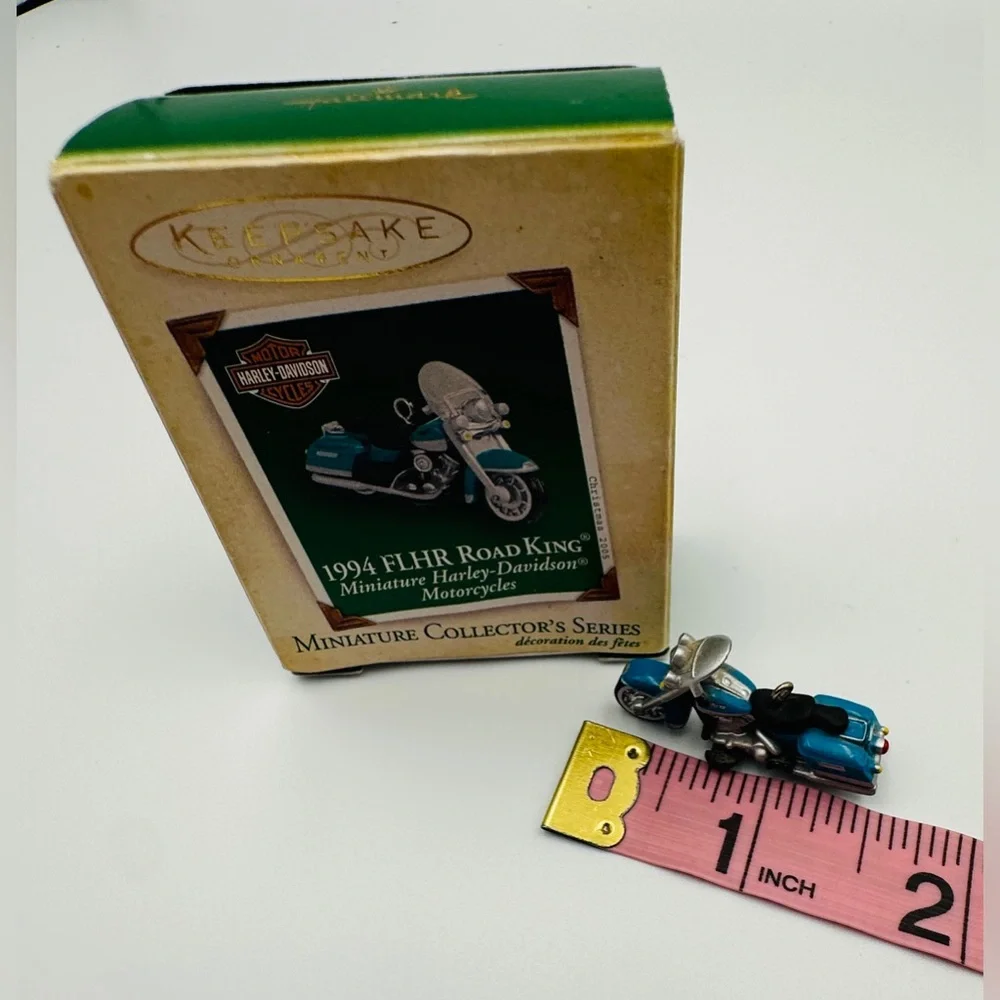 Hallmark Harley Davidson Miniature Diecast Ornaments -Set Of 4